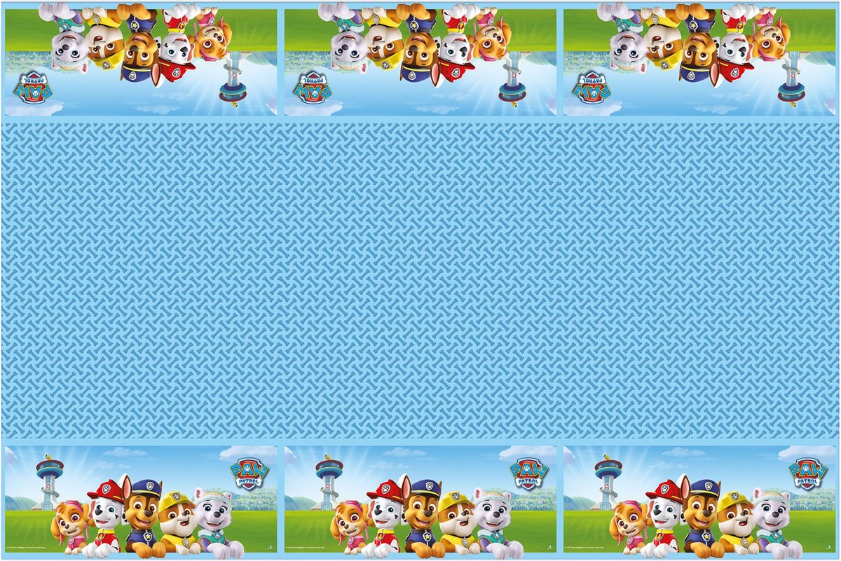 Plastic Paw Patrol™ tafelkleed - Feestdecoratievoorwerp