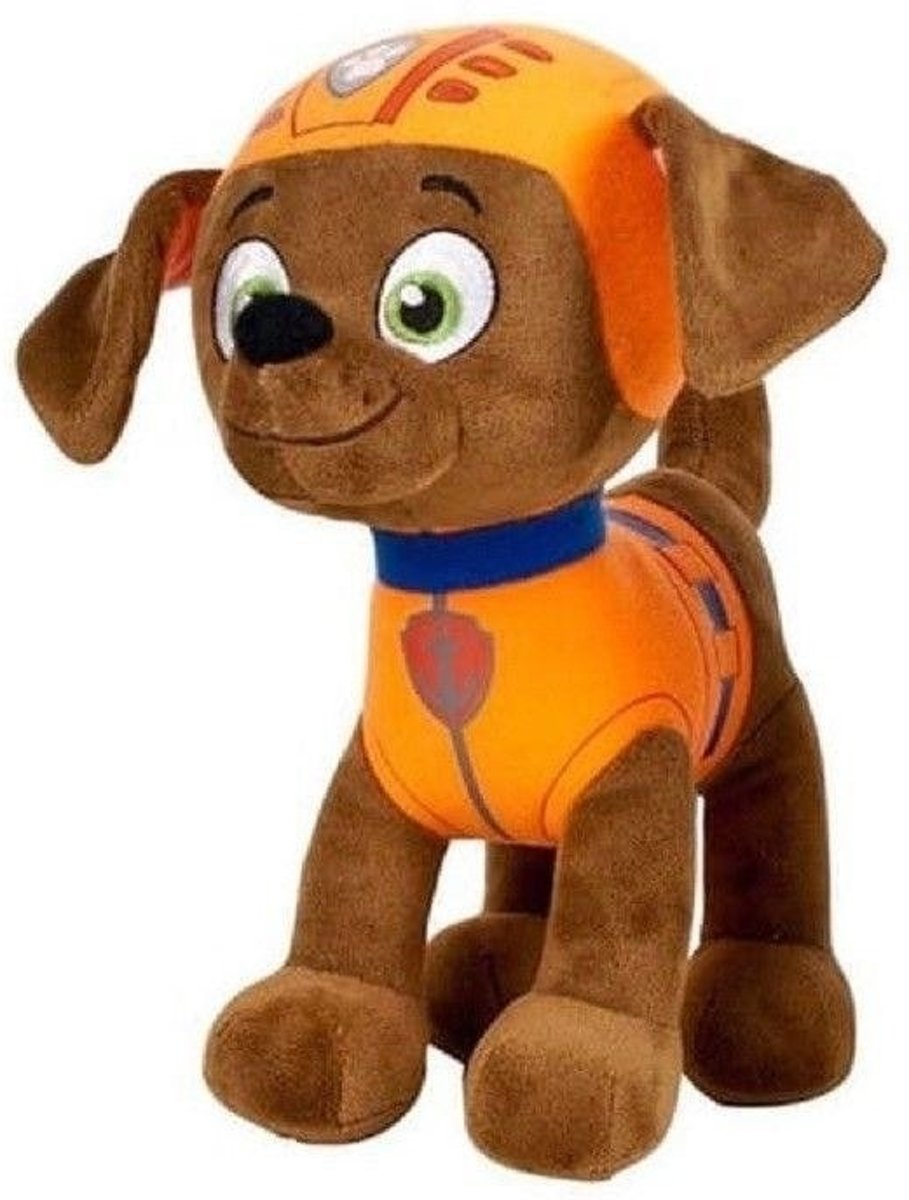 Pluche Paw Patrol knuffel Zuma 19 cm - Cartoon knuffels - Speelgoed voor kinderen