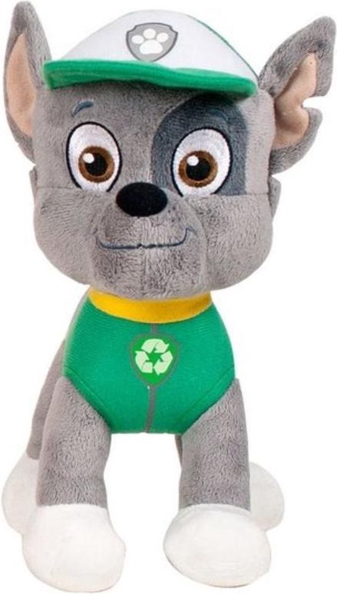 Pop pluche Paw Patrol Rocky 27 cm