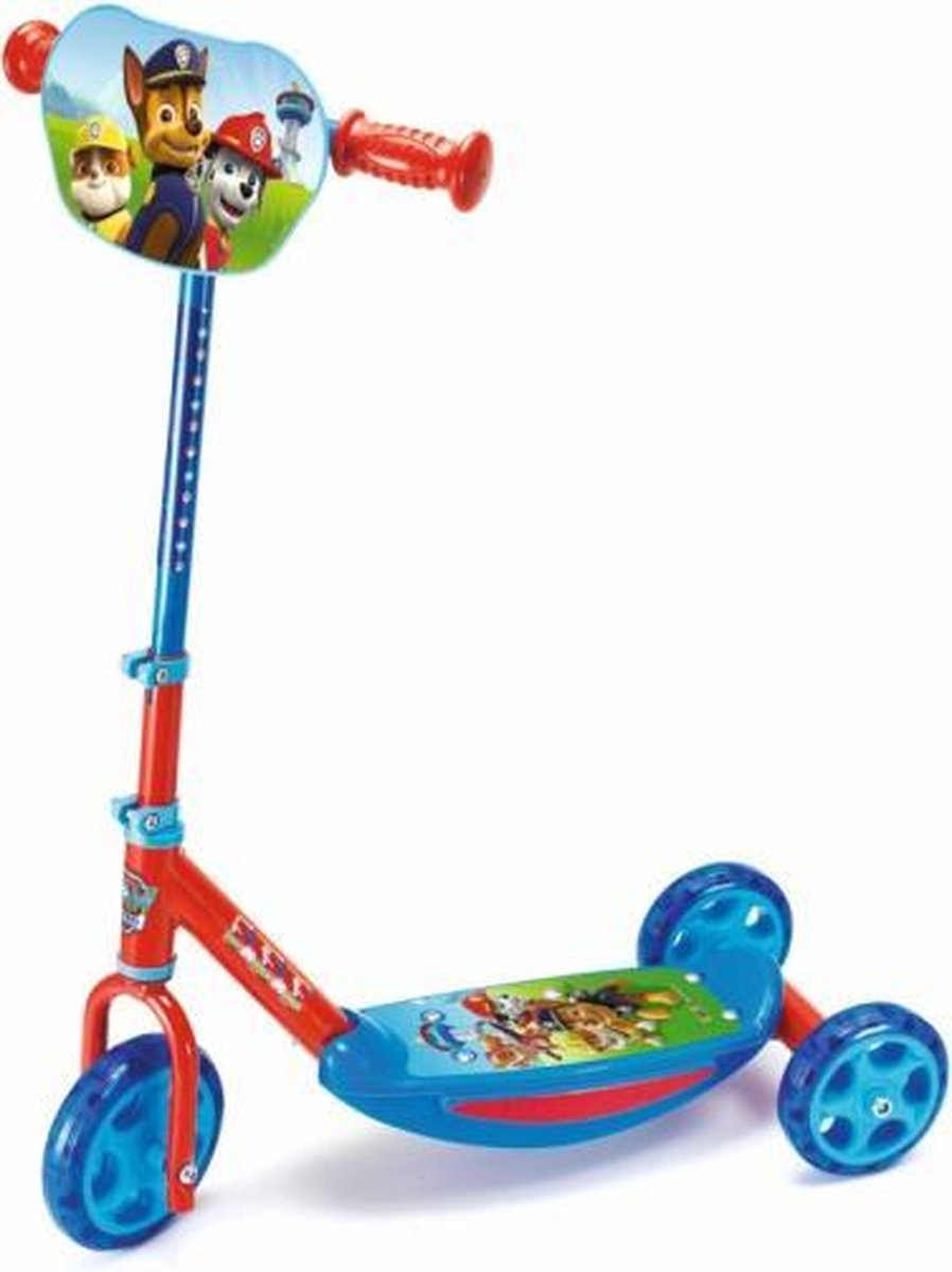 kinderstep Paw Patrol junior 3-wiel aluminium blauw/rood