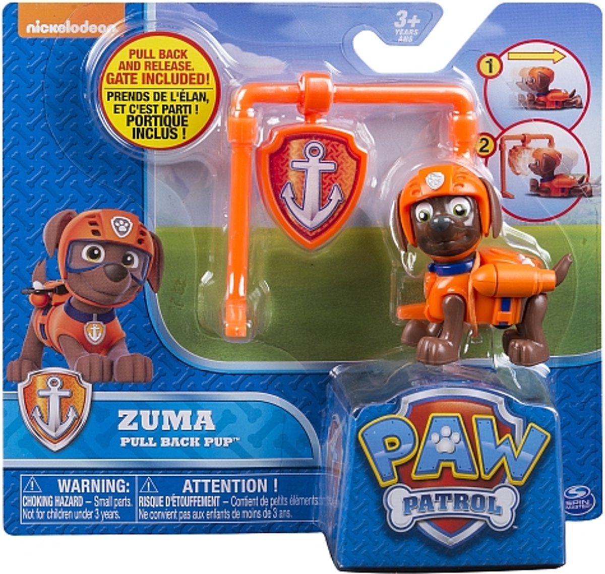 Paw Patrol pull back pup - Zuma