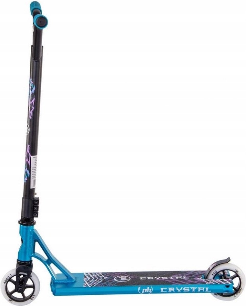 PB PRO Stunt step - Blue Crystal Edition  ABEC-7  110mm - Freestyle step  ’’Stuntstep’’ Professionele Freestyle  PB professionele Tricks & Freestyle stuntstepjes