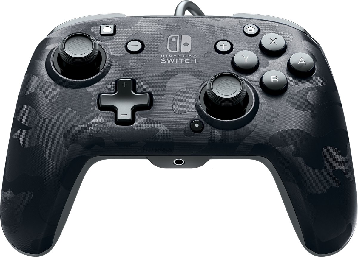 Faceoff Deluxe+ Nintendo Switch Controller - Black Camo