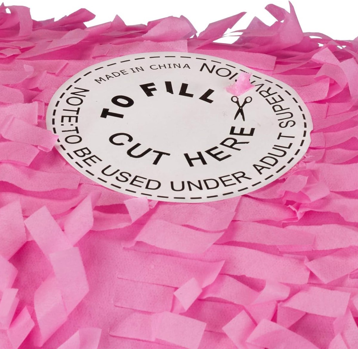  s - Betoverende Feestvreugde: Roze Eenhoorn Piñata - Een Magische Toevoeging voor Kinderfeestjes! Hang hem op, Vul hem met Vreugde - Afmetingen: 47x43x13 cm