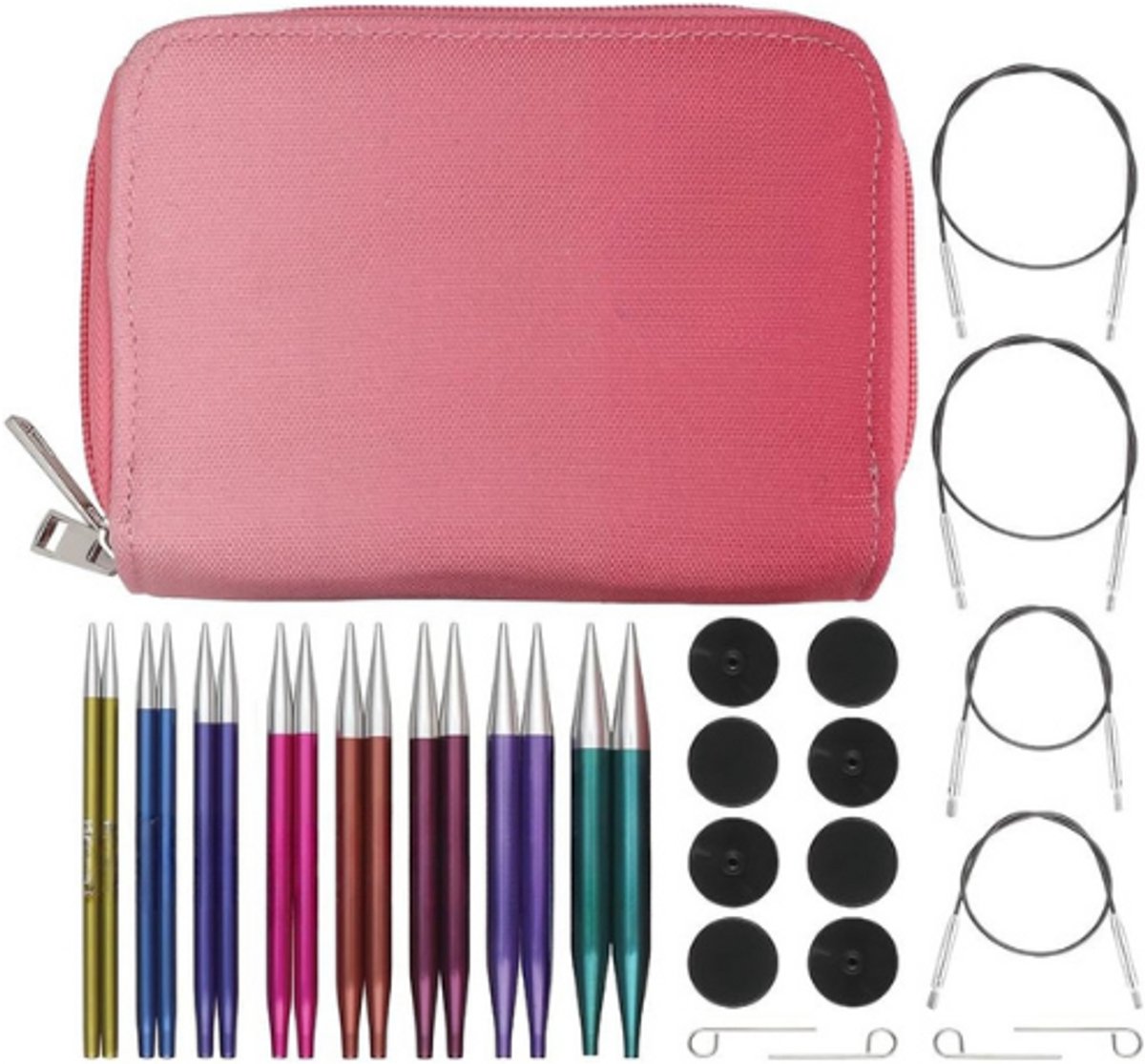 Zing Breinaaldenset - Rond - Verwisselbaar - Speciale Korte Punt Van 10 Cm - Luxe Set