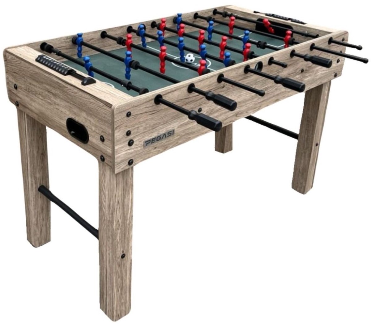 Pegasi Voetbaltafel Woody - Eiken - Kickertafel - Voetbaltafel