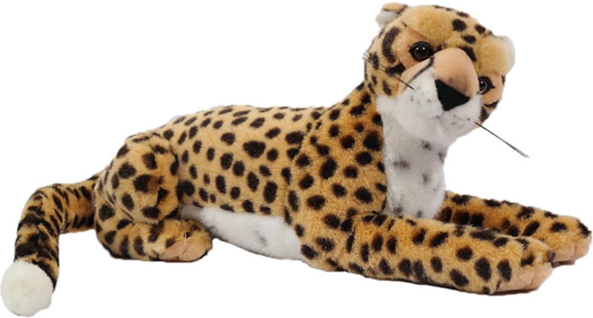 Cheetah liggend 40 cm