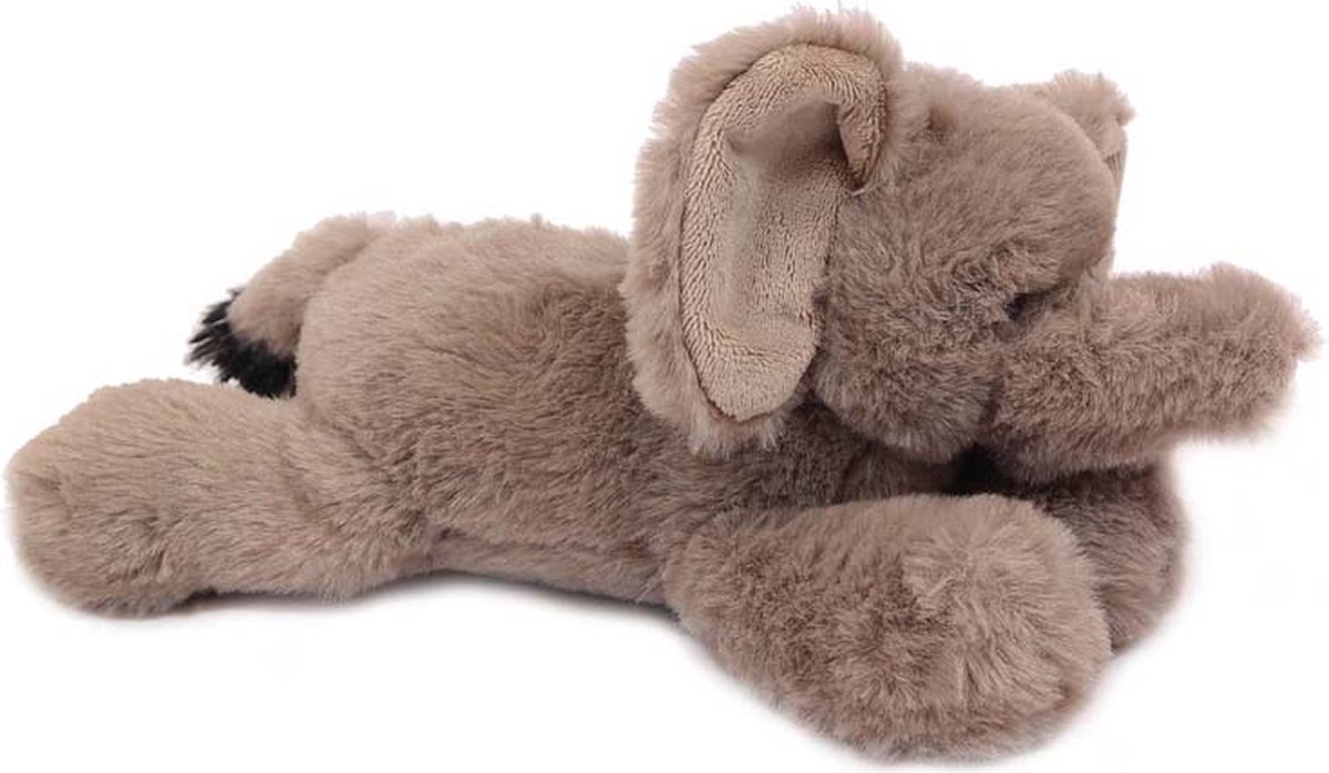 Eco Knuffel Olifant liggend 23 cm