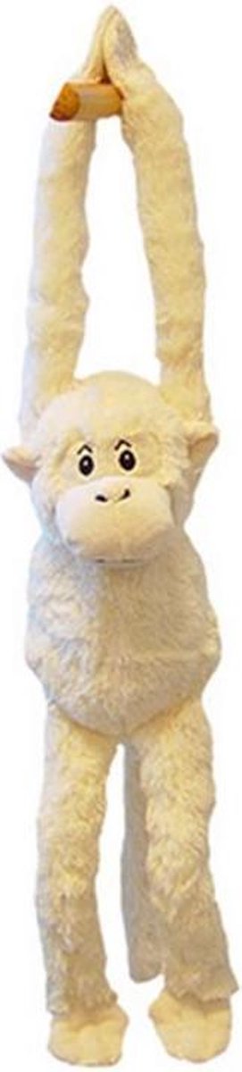 Hangaap creme 48 cm - Knuffeldier