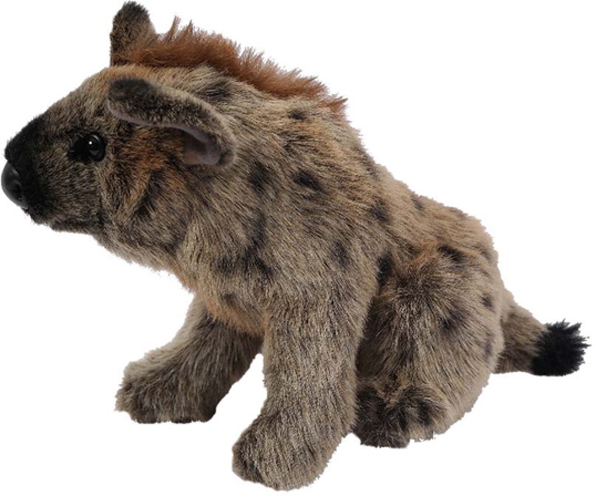 Hyena zittend 22 cm