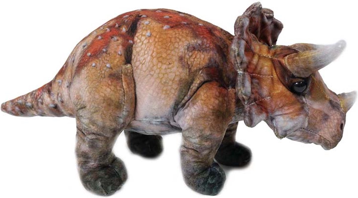 Knuffel Dinosaurus Triceratops - 30 cm