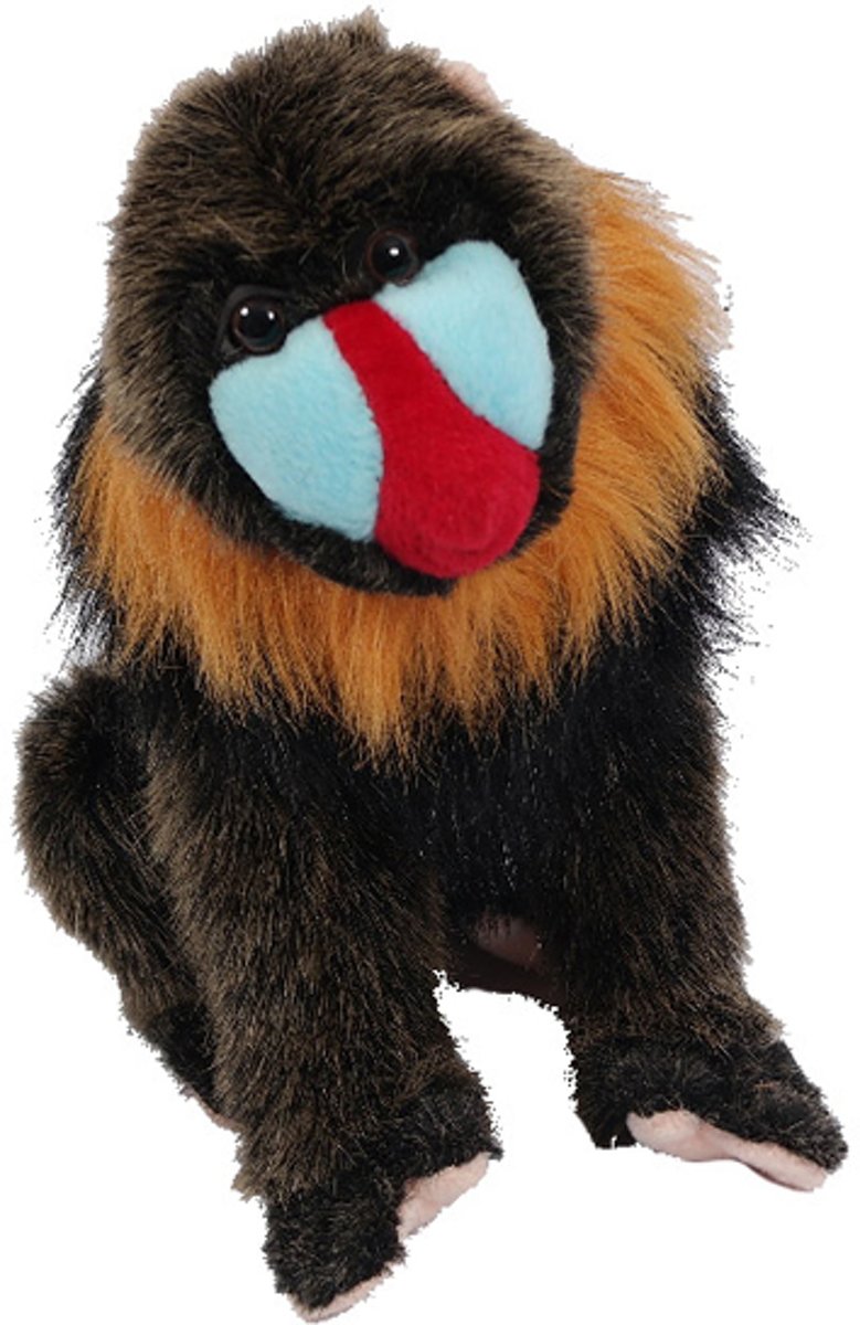 Mandrill zittend 20 cm