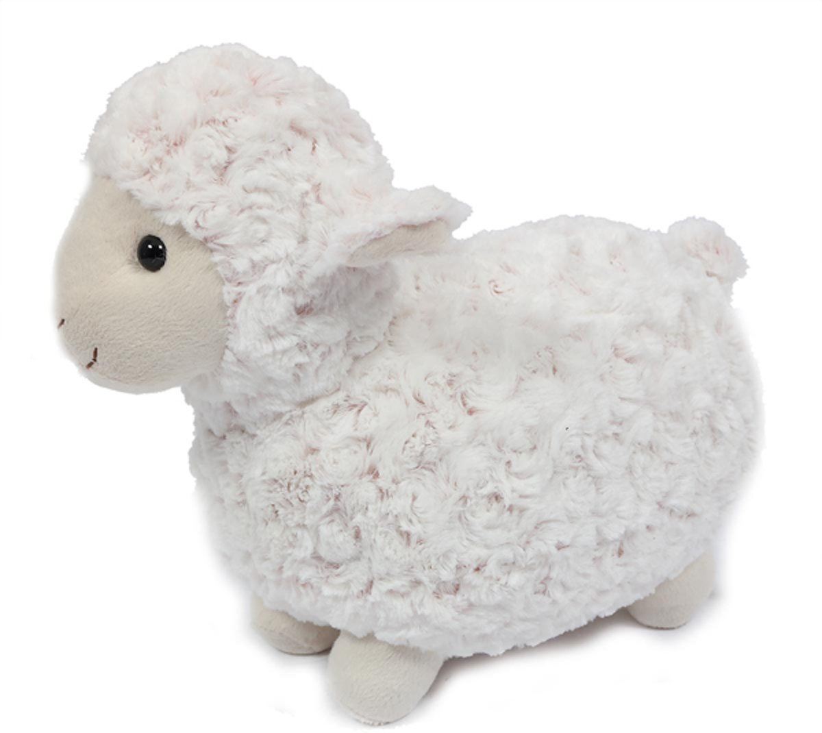 Schaap staand creme/roos 35 cm