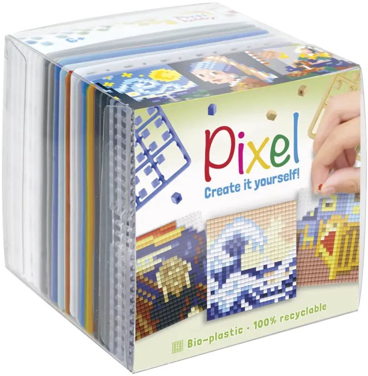 Pixelhobby Kubus Set Wereld Kunst