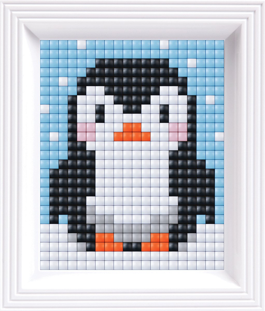 Pixelhobby XL - Complete set met Lijst - Pinguin