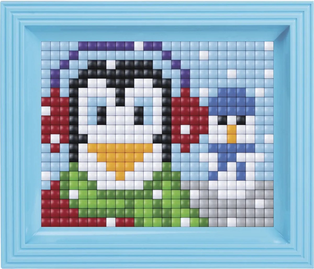 Pixelhobby XL Pinguin Winter 10x12 cm