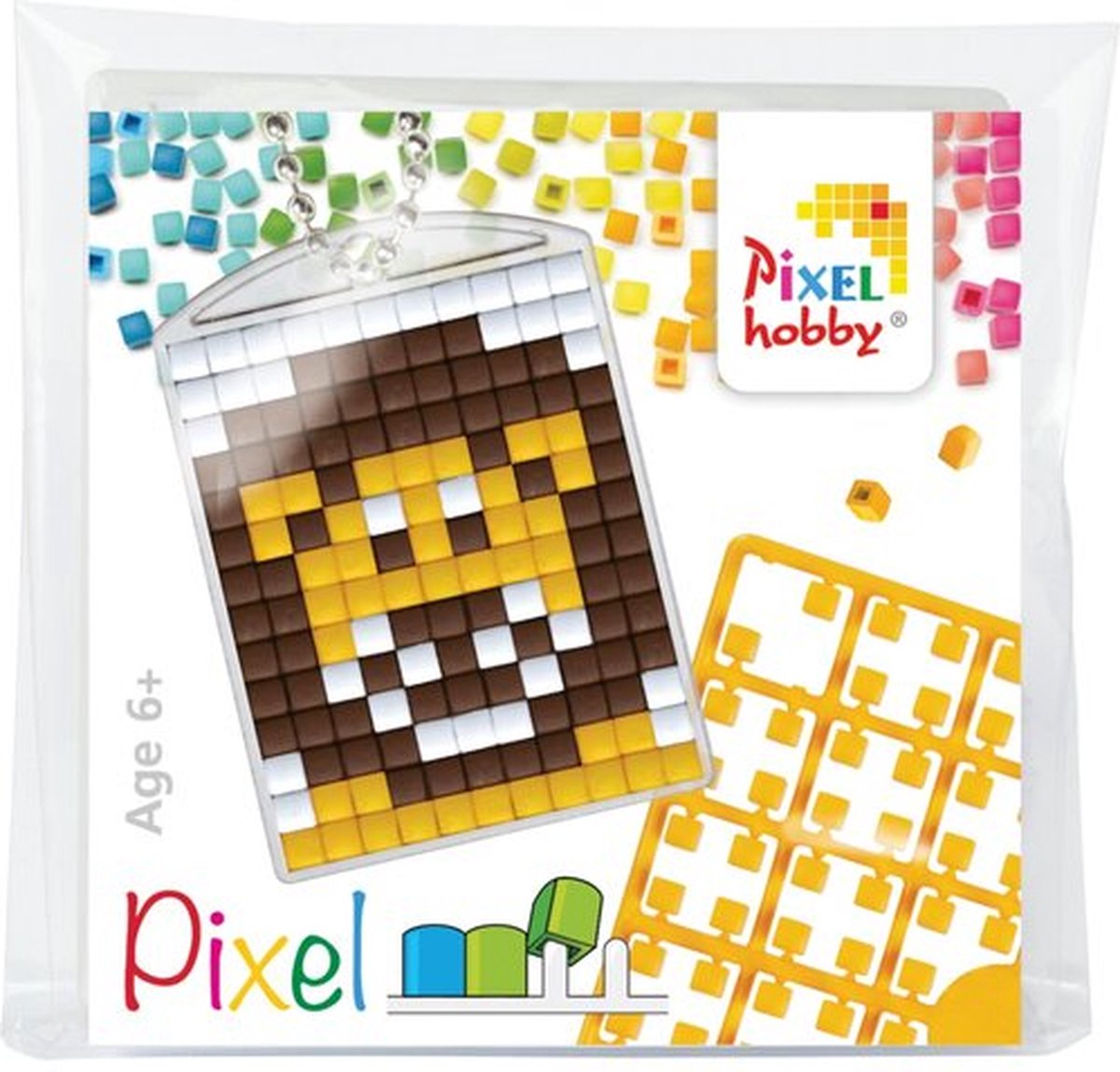 Pixelhobby medaillon startset leeuw