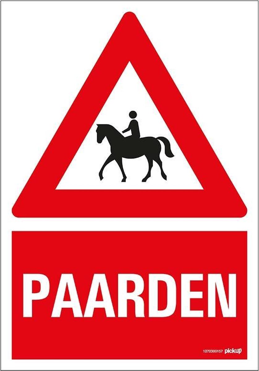 Pickup bord 23x33 cm Combinatie - Paarden