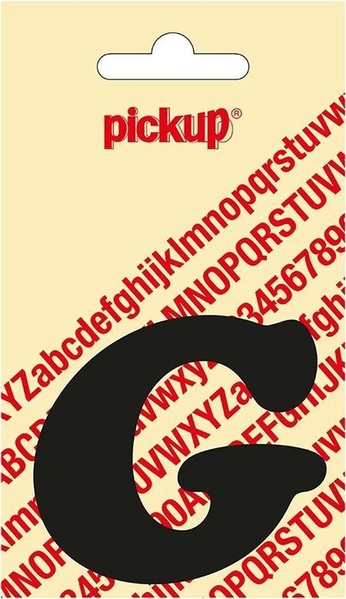 Pickup plakletter CooperBlack 60 mm - zwart G