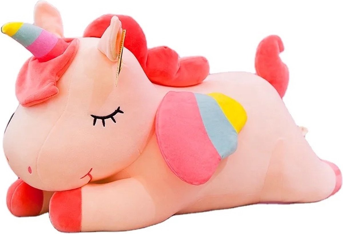 PLAY IT Unicorn Kawaii Kussen Knuffel - 30CM - Roze - Squishmallow