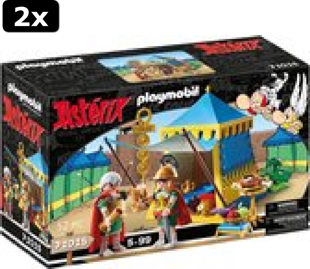 2x PLAYMOBIL Asterix: Leiderstent met generaals - 71015