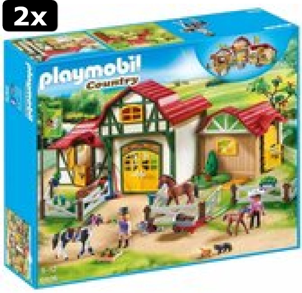 2x PLAYMOBIL Country Paardrijclub - 6926