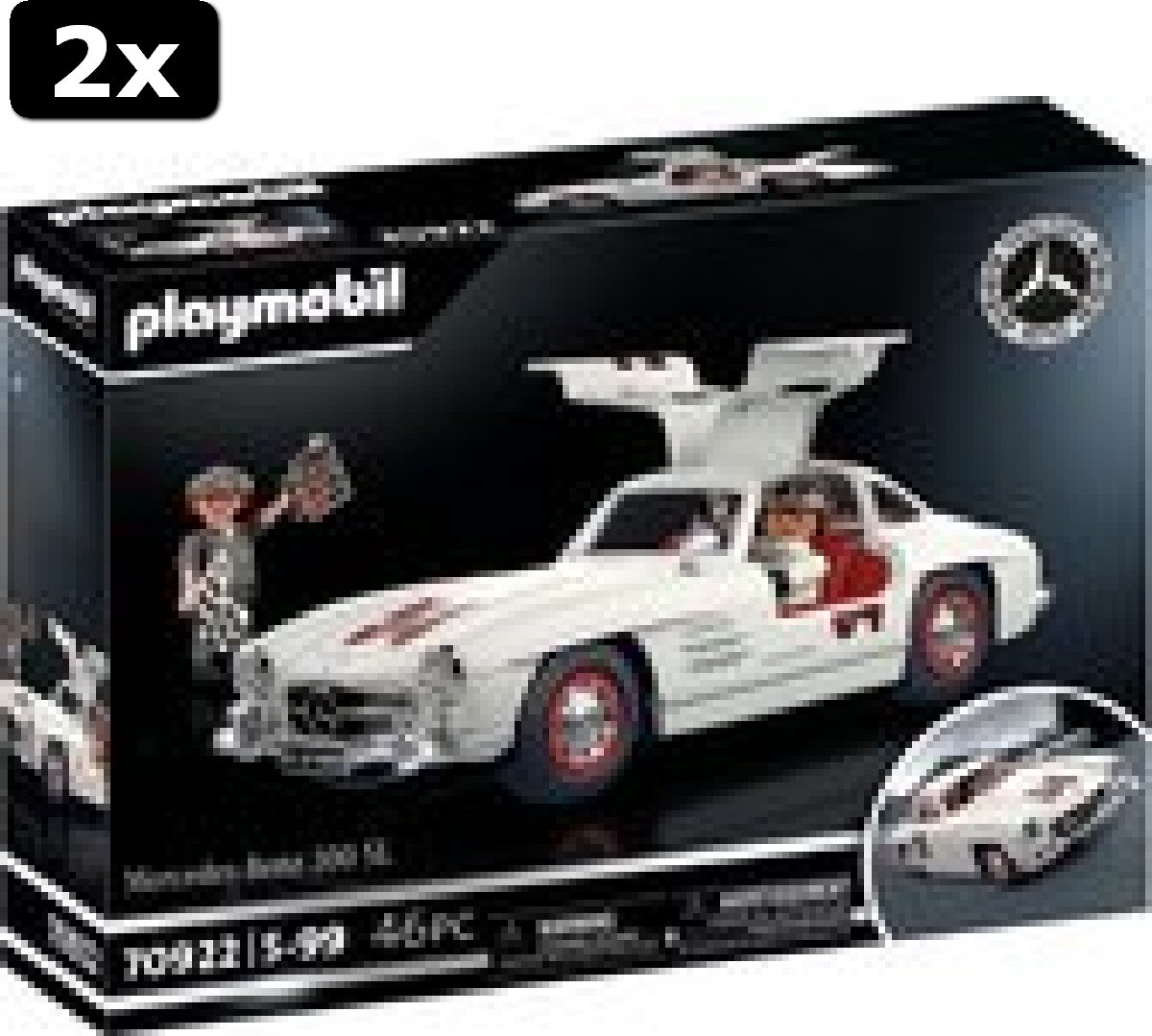 2x PLAYMOBIL Mercedes-Benz 300 SL - 70922