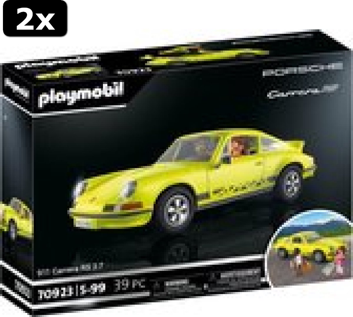 2x PLAYMOBIL Porsche 911 Carrera RS 2.7 - 70923