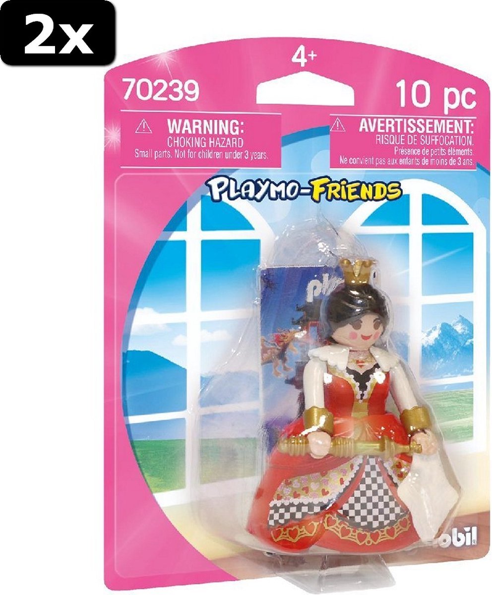 2x Playmobil 70239 Playmo-Friends Hartenkoningin