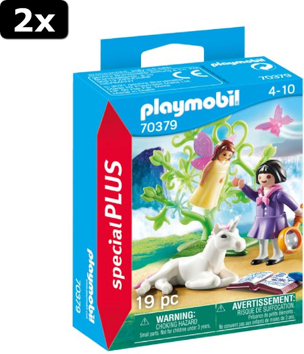 2x Playmobil Special Plus Feeënonderzoeker