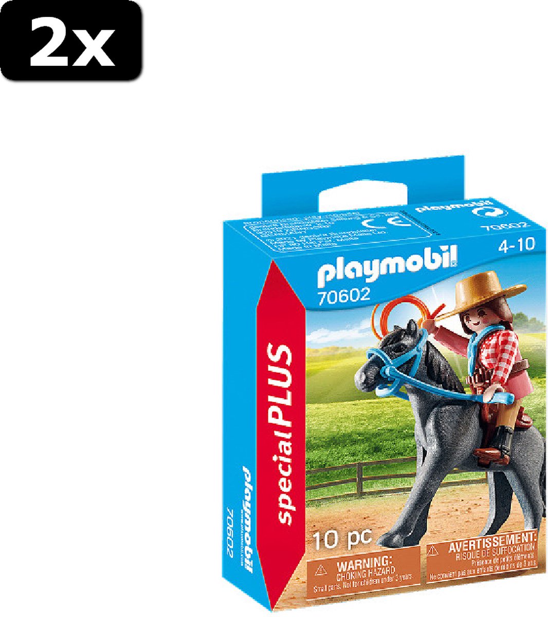 2x Playmobil Special Plus Western ruiter