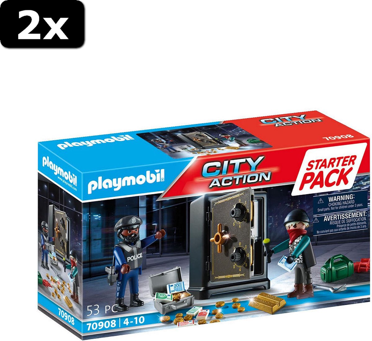 2x Playmobil Starterpack kluiskraker