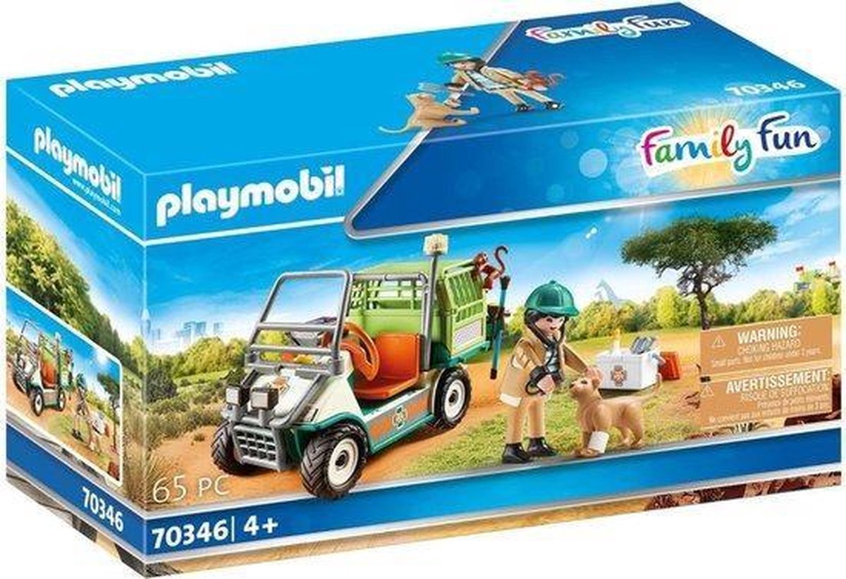 Family Fun - Dierenverzorger met voertuig (70346)