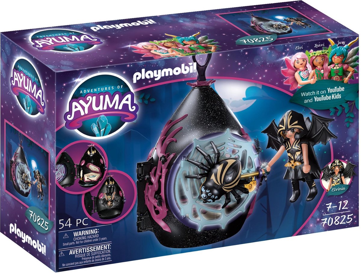 PLAYMOBIL Adventures of Ayuma Bat Fairies schuilplaats - 70825