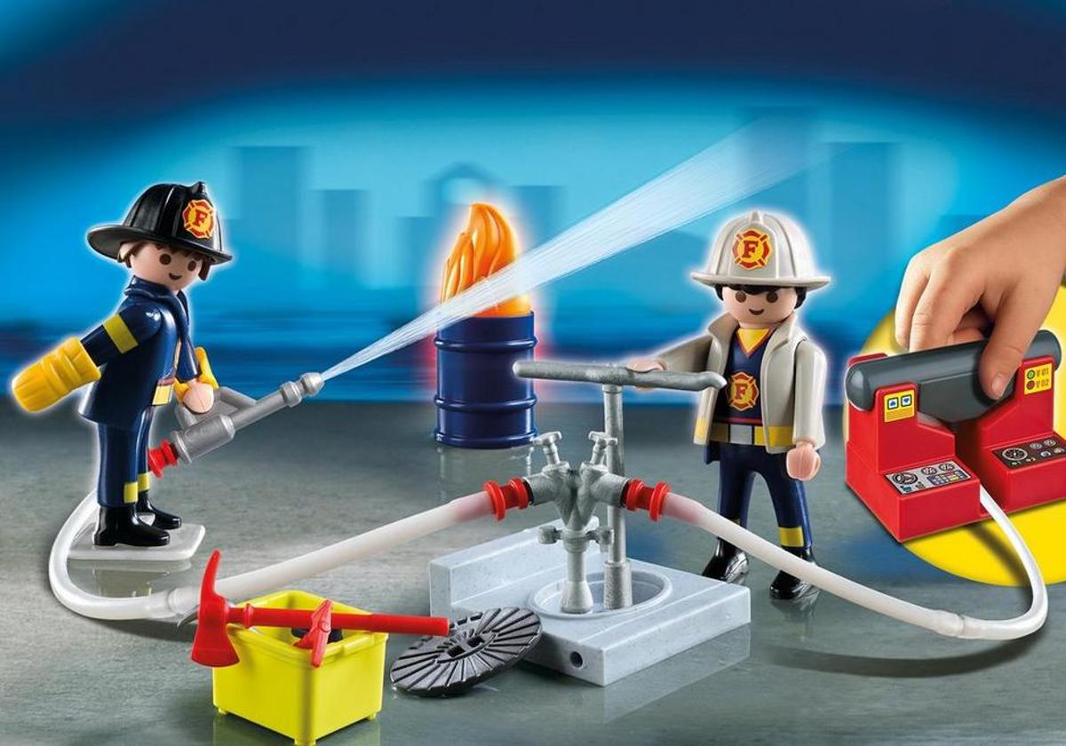 PLAYMOBIL CITY ACTION FIRE RESCUE CARRY CASE