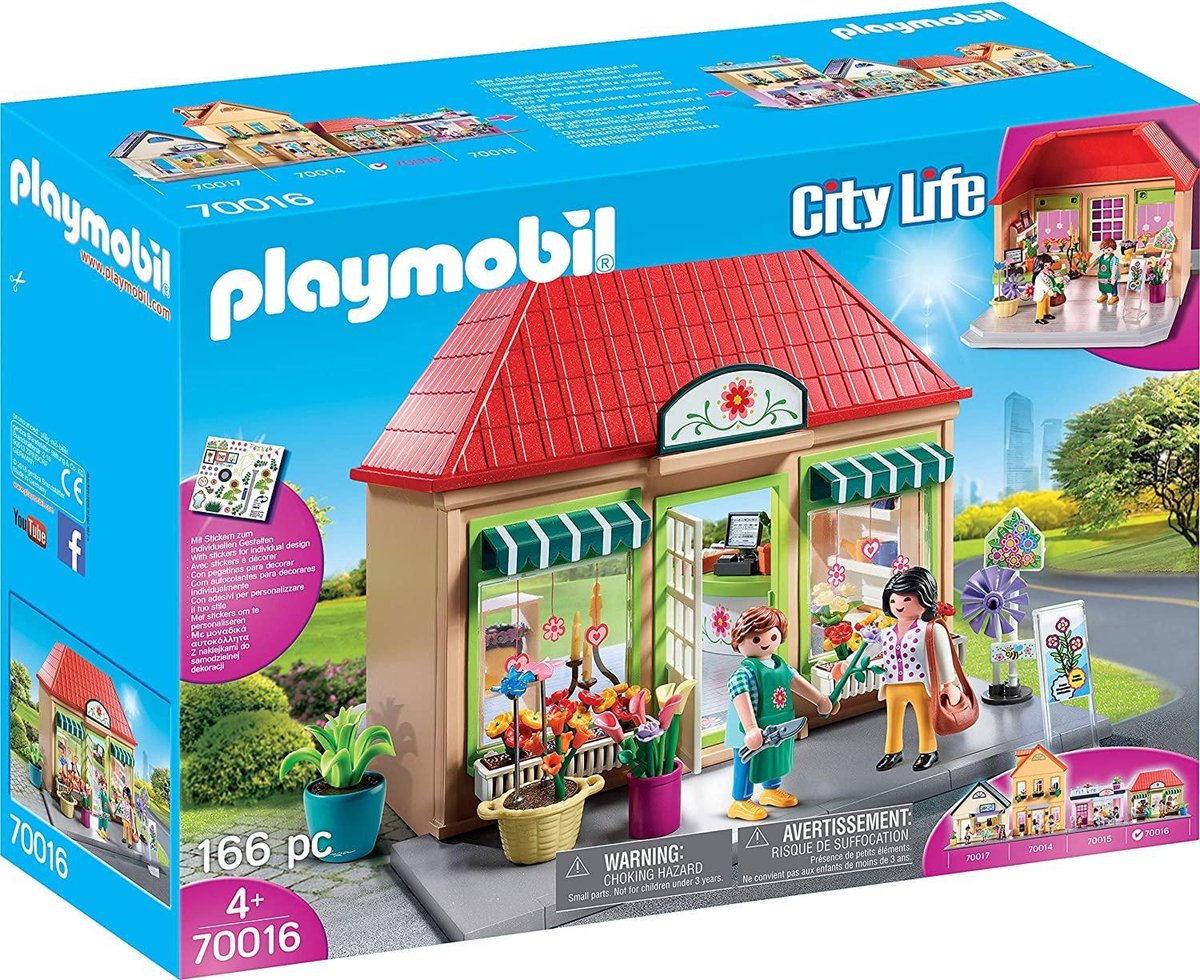 PLAYMOBIL City Life Mijn Bloemenhuis - 70016