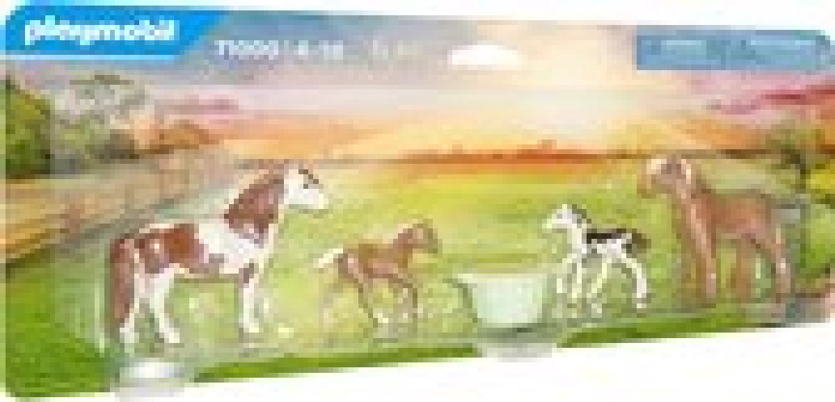 PLAYMOBIL Country 2 IJslandse ponys met veulens - 71000