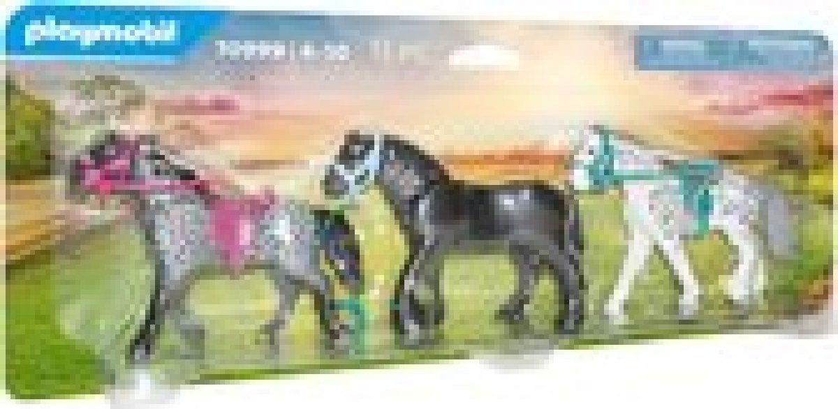 PLAYMOBIL Country 3 paarden: het Friese paard. de Knabstrupper & de Andalusi√´r - 70999