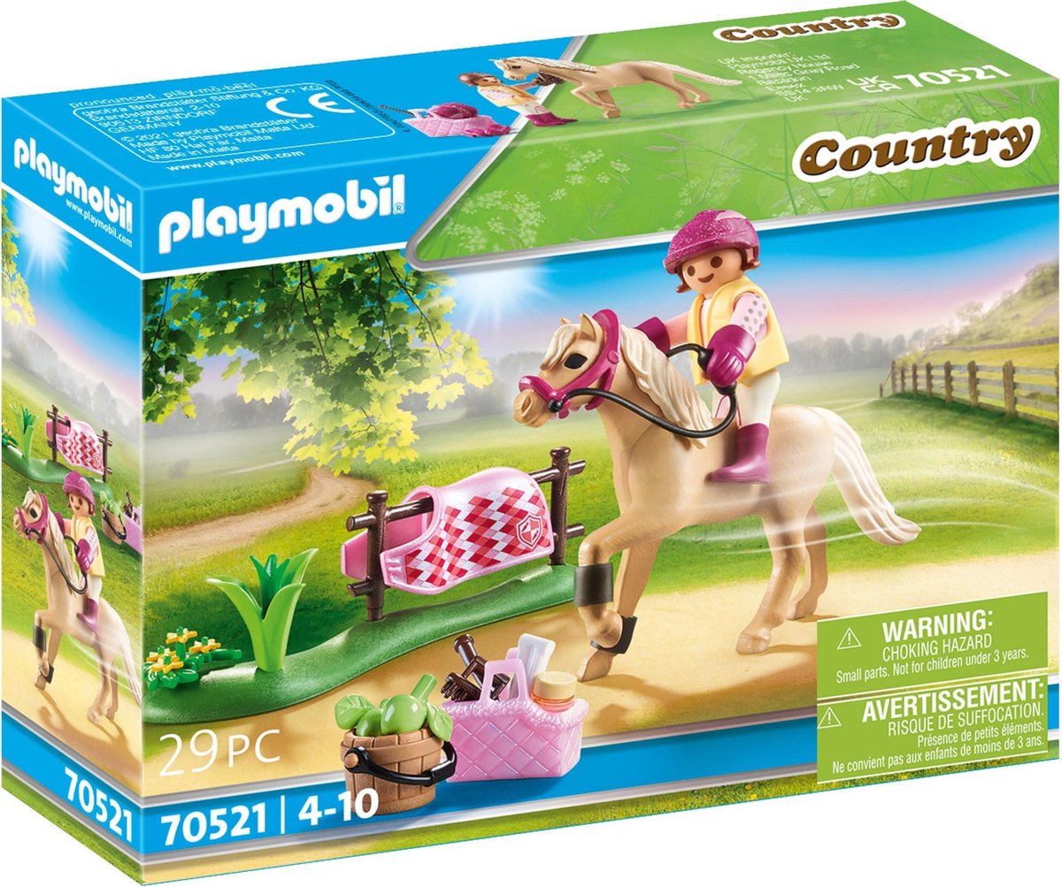 PLAYMOBIL Country Verzamelpony Duitse rijpony - 70521