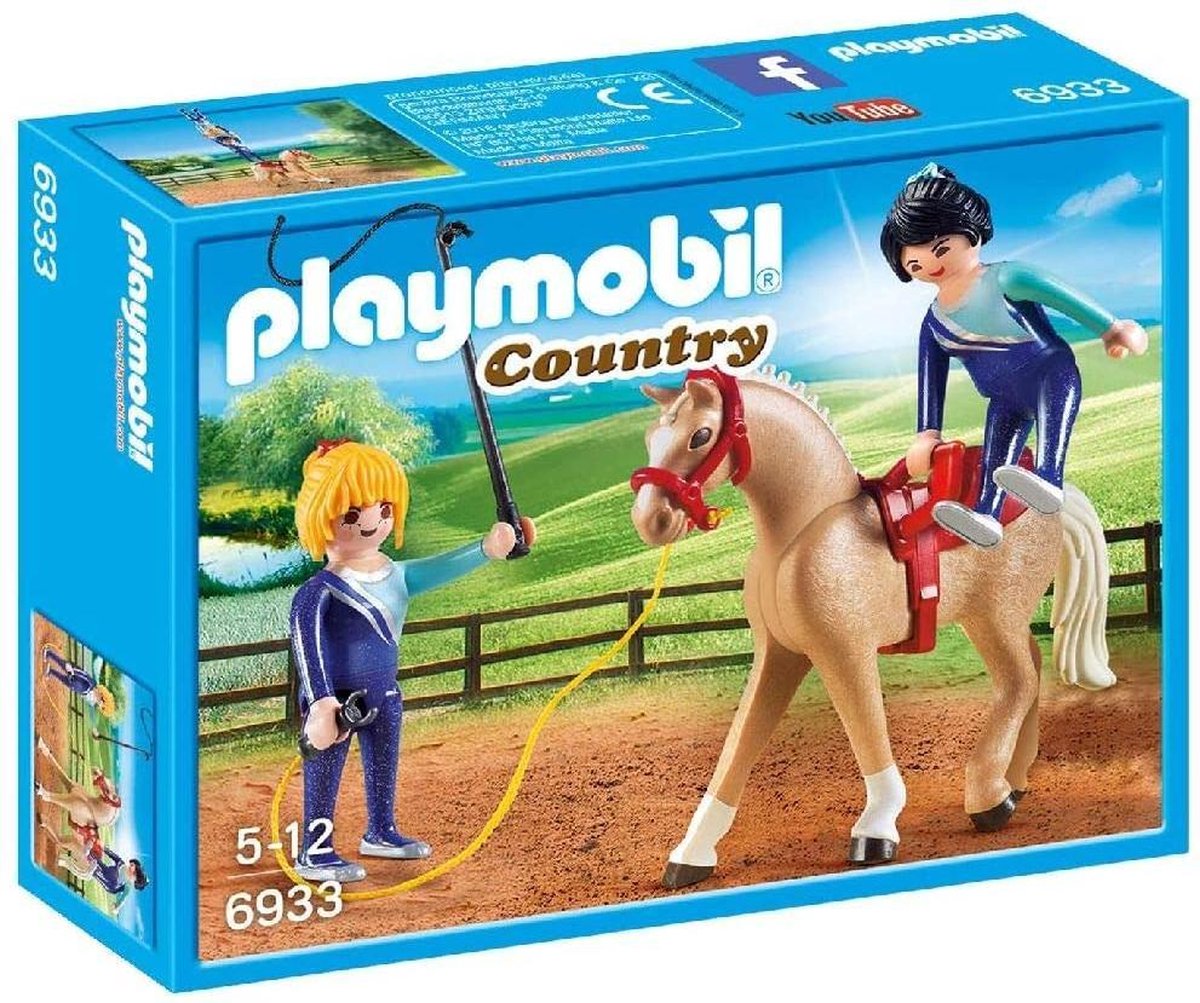 PLAYMOBIL Country Voltigeteam met paard  - 6933