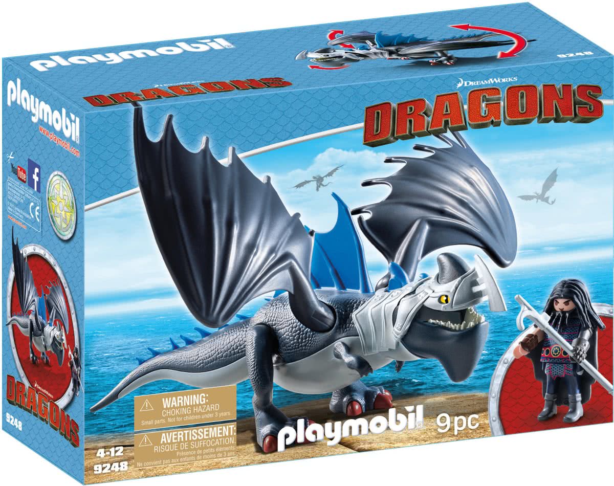 PLAYMOBIL Drako & bepantserde draak  - 9248