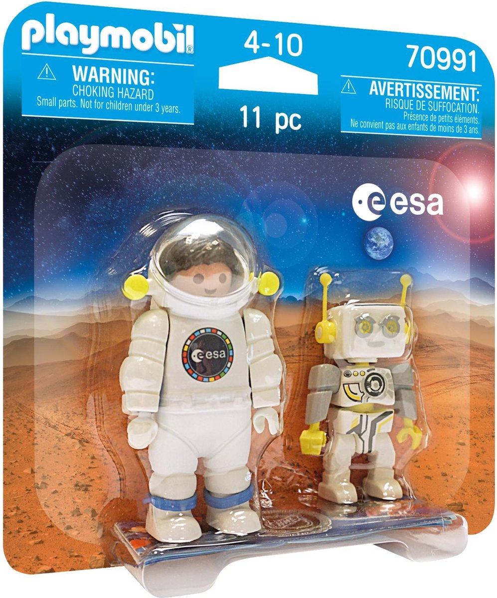 PLAYMOBIL Duopack ESA Astronaut en ROBert - 70991