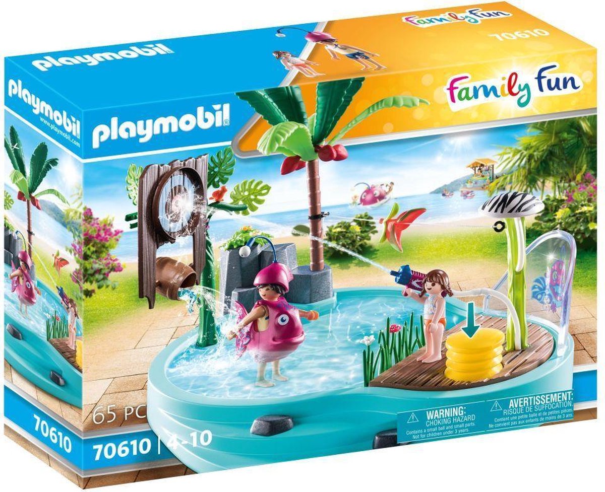   Family Fun Leuk zwembad met watersplash - 70610