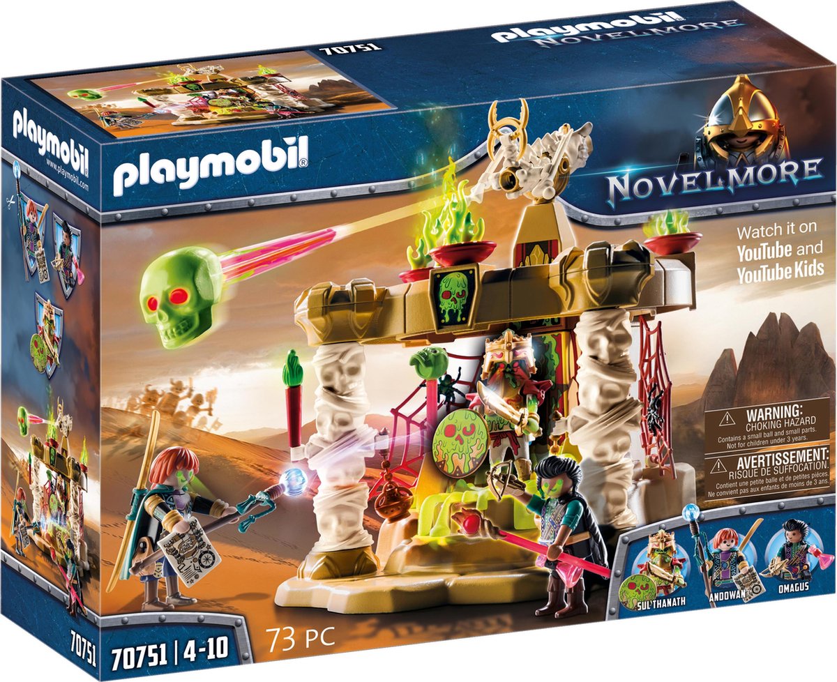 PLAYMOBIL Novelmore Salahari Sands - Tempel van het skelettenleger - 70751