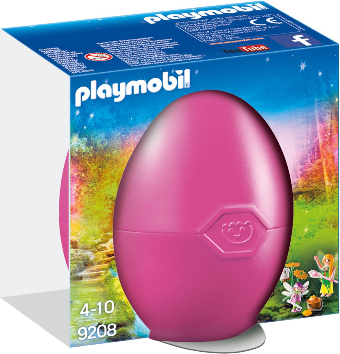 PLAYMOBIL Paasei Roze Feeën met edelstenen  - 9208