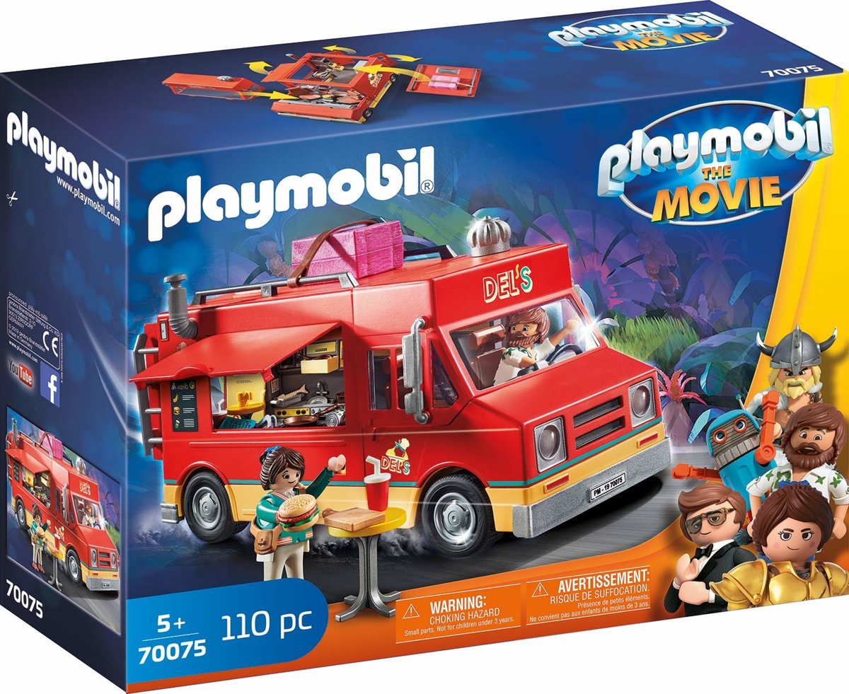 PLAYMOBIL THE MOVIE Dels Food truck/PLAYMOBIL THE MOVIE Food Truck de Del