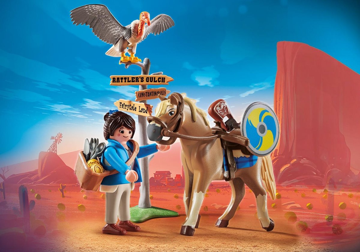 PLAYMOBIL THE MOVIE Marla met paard/PLAYMOBIL THE MOVIE Marla avec cheval