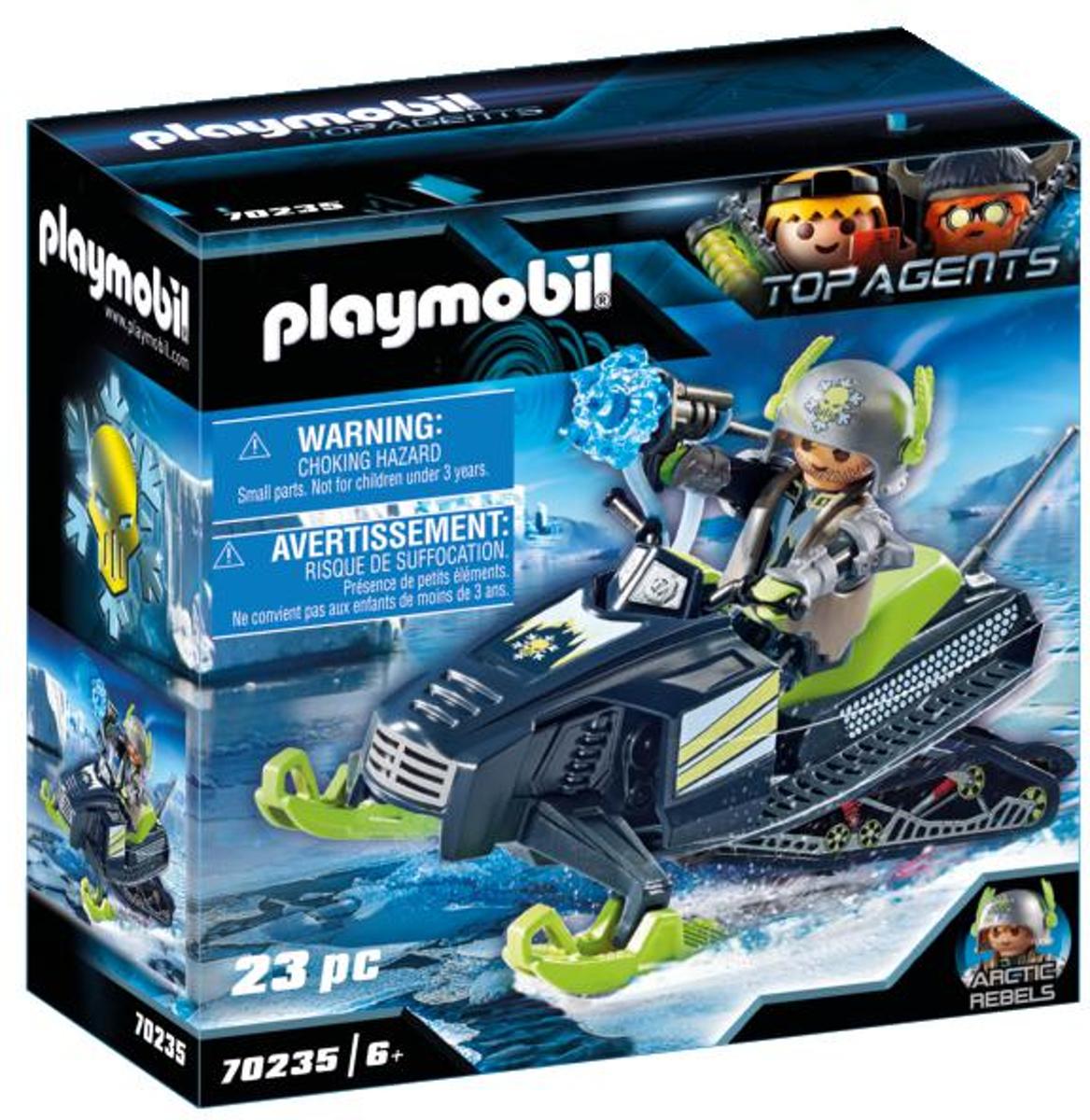 PLAYMOBIL Top Agents Arctic Rebels sneeuwscooter - 70235