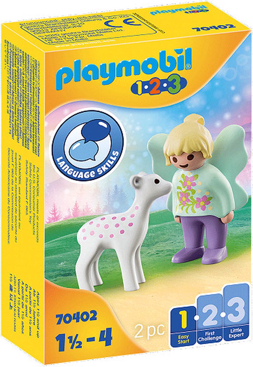 Playmobil 1.2.3. Feeenvriend met reekalfje