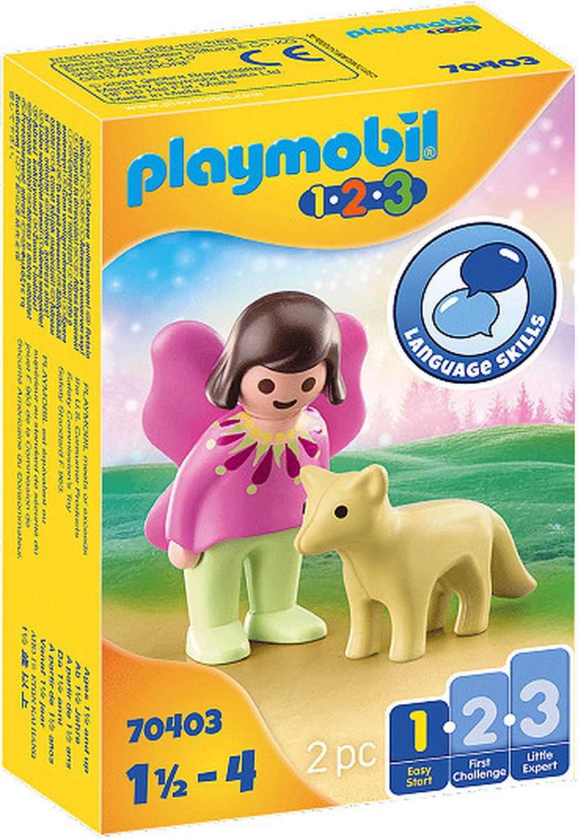 Playmobil 1.2.3. Feeenvriendin met vos